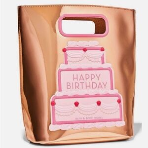🆕🎉 BATH & BODY WORKS “HAPPY BIRTHDAY“ REUSABLE GIFT BAG/TOTE. NEW WITH TAGS.